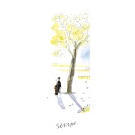 Jean-Jacques Sempé "Vieil homme au parapluie" Paris 2019