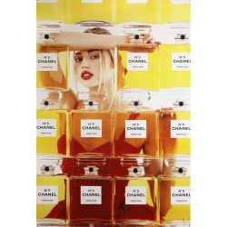 Affiche originale pour CHANEL N°5 "Le loup" avec Estella Warren