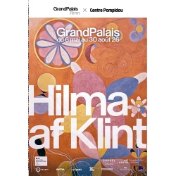 Exposition consacrée à Hilma at Klint, affiche originale