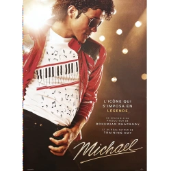 Michael Jackson Biopic 2026, affiche originale visuel "Icône"