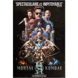 Mortal Kombat II, affiche originale du film version générique