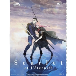 Scarlet et l'éternité, affiche originale du film d'animation japonais réalisé par Mamoru Hosoda