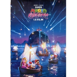 Super Mario Bros Galaxy 2026, affiche originale visuel "Bateau"