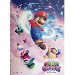 Super Mario Bros Galaxy 2026, affiche originale visuel "Mario"