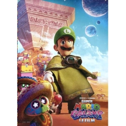 Super Mario Bros Galaxy 2026, affiche originale visuel "Luigi"