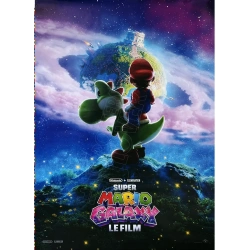 Super Mario Bros Galaxy 2026, affiche originale visuel "Reveal Yoshi Dino"