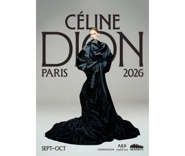 Céline DION, ARENA 2026 (Robe noire)
