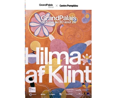 Exposition consacrée à Hilma at Klint, affiche originale