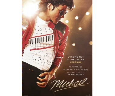 Michael Jackson Biopic 2026, affiche originale visuel "Icône"