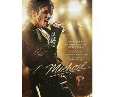 Michael Jackson Biopic 2026, affiche originale visuel "Légende"