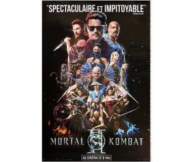 Mortal Kombat II, affiche originale du film version générique