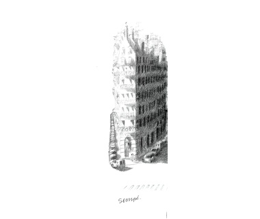 Jean-Jacques Sempé "Immeuble" Paris 2019