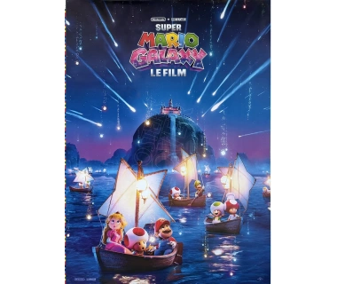 Super Mario Bros Galaxy 2026, affiche originale visuel "Bateau"