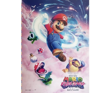 Super Mario Bros Galaxy 2026, affiche originale visuel "Mario"