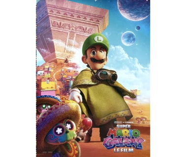 Super Mario Bros Galaxy 2026, affiche originale visuel "Luigi"