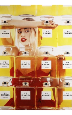 Affiche originale pour CHANEL N°5 "Le loup" avec Estella Warren