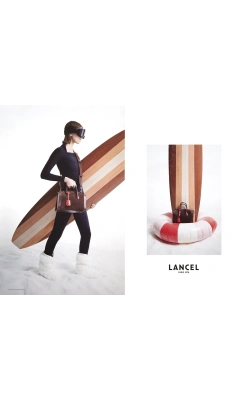 Affiche originale Lancel pour l'iconique sac "Swann"