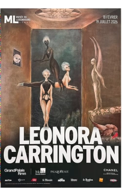 Affiche originale de l'exposition consacré à Leonora Carrington (Levitasium)
