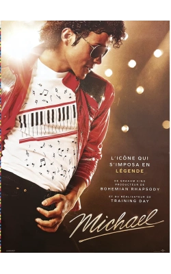 Michael Jackson Biopic 2026, affiche originale visuel "Icône"