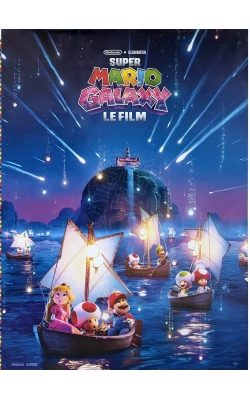 Super Mario Bros Galaxy 2026, affiche originale visuel "Bateau"