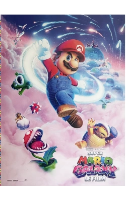 Super Mario Bros Galaxy 2026, affiche originale visuel "Mario"