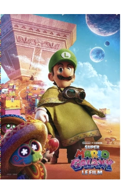 Super Mario Bros Galaxy 2026, affiche originale visuel "Luigi"