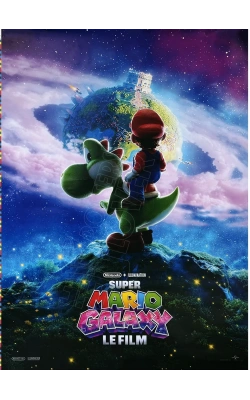 Super Mario Bros Galaxy 2026, affiche originale visuel "Reveal Yoshi Dino"